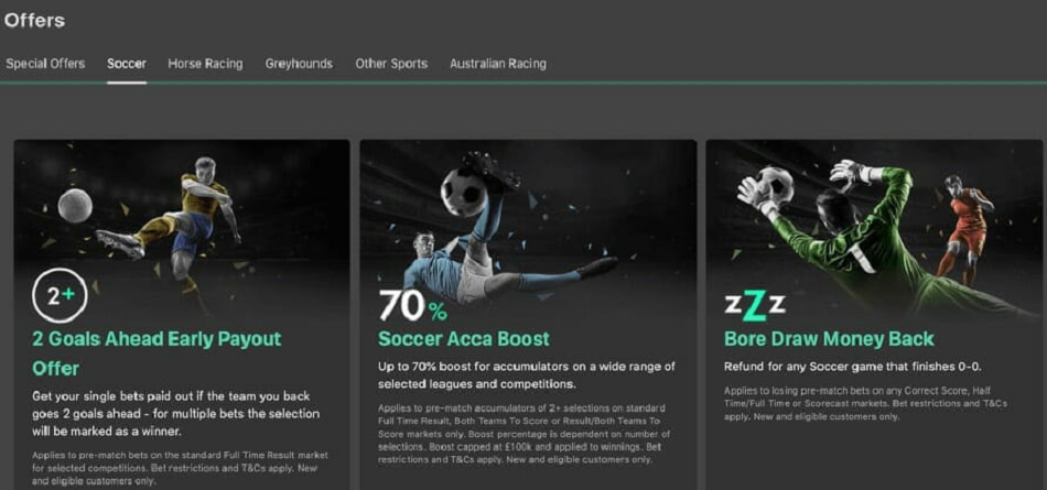 벳365의 스포츠북 프로모션